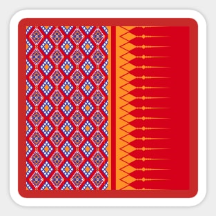 Fabric seamless l Sticker